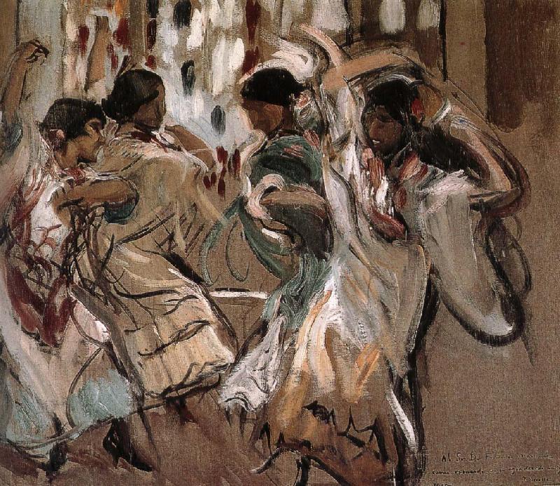 Joaquin Sorolla Dance Project Norge oil painting art